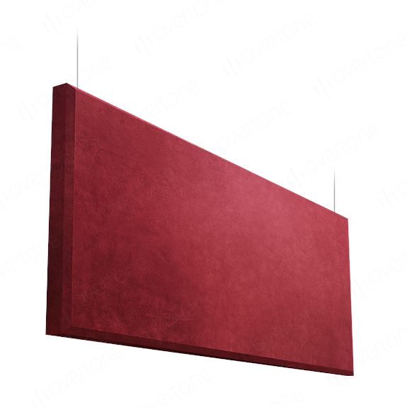 Acoustic Ceiling Baffles | 2" Overtone Acoustic Baffle, Microsuede